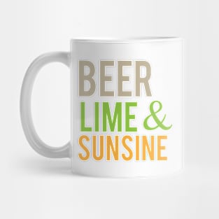 Beer Lime & Sunshine Mug